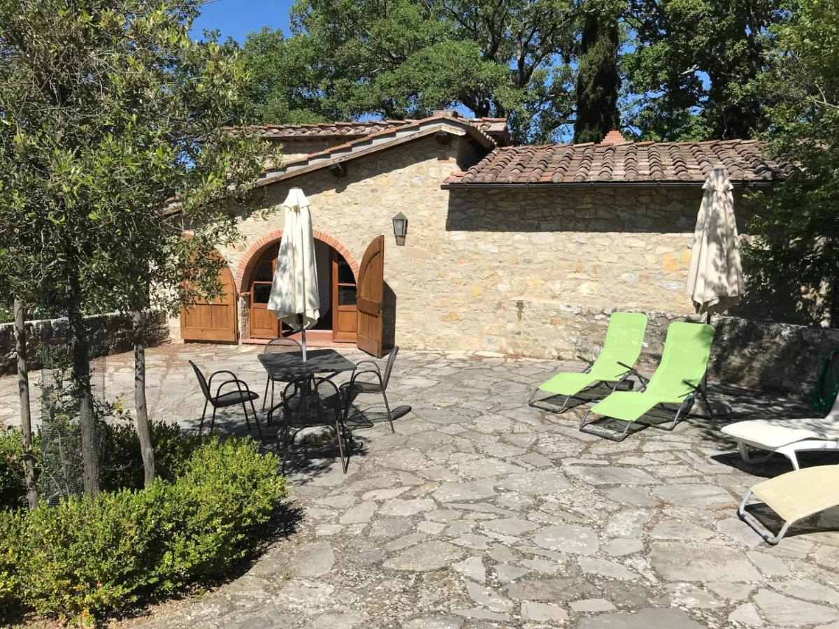 Villa Casanova Di Ricavo Gaiole in Chianti Exterior foto